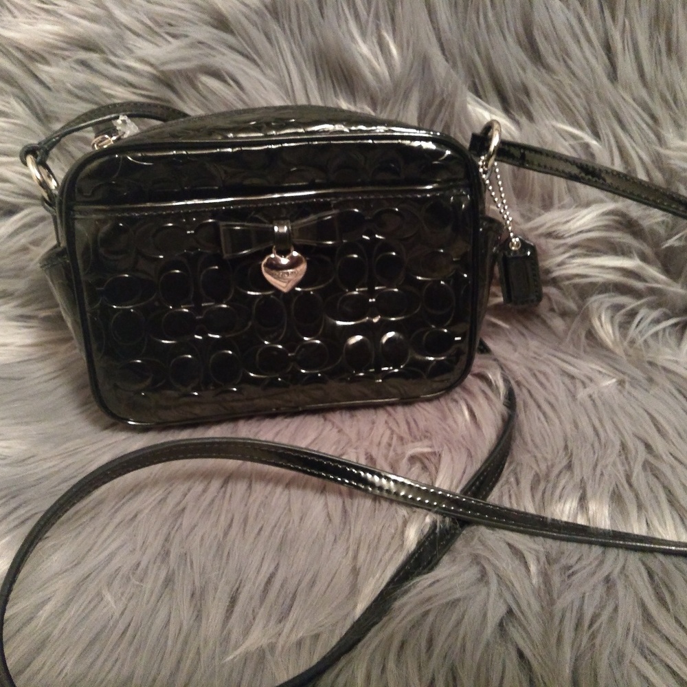 Coach patent leather purse